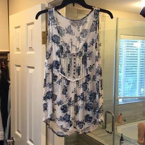 Lucky Brand boho sleeveless top